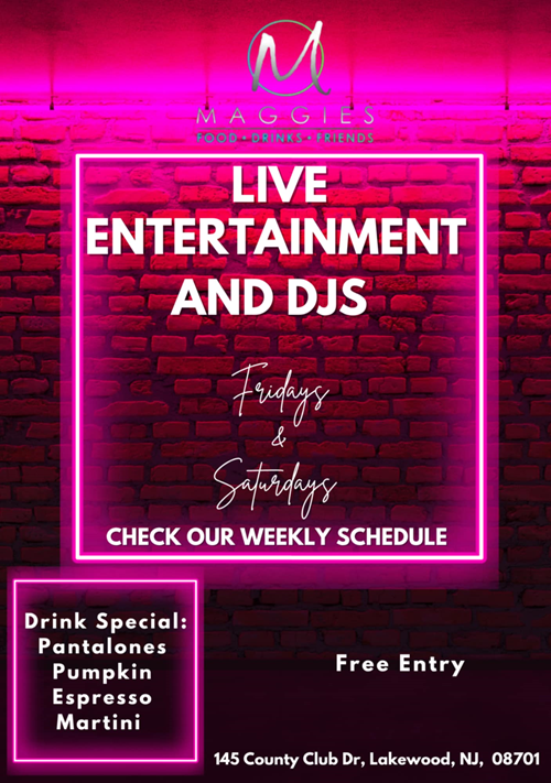 Live Entertainment Fridays