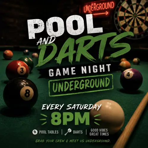 Pool and Darts