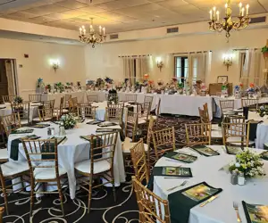 Banquet room at the Lakewood Country Club